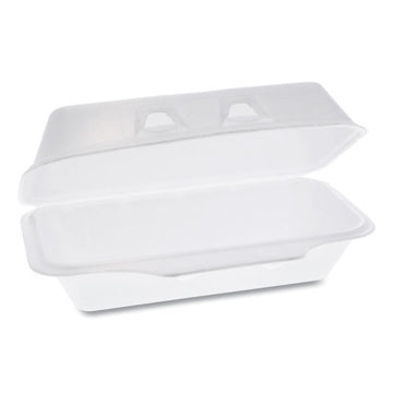 Pactiv Evergreen Smartlock Foam Hinged Containers, Medium, 8.75 X 4.5 X 3.13, White, 440-carton freeshipping - TVN Wholesale